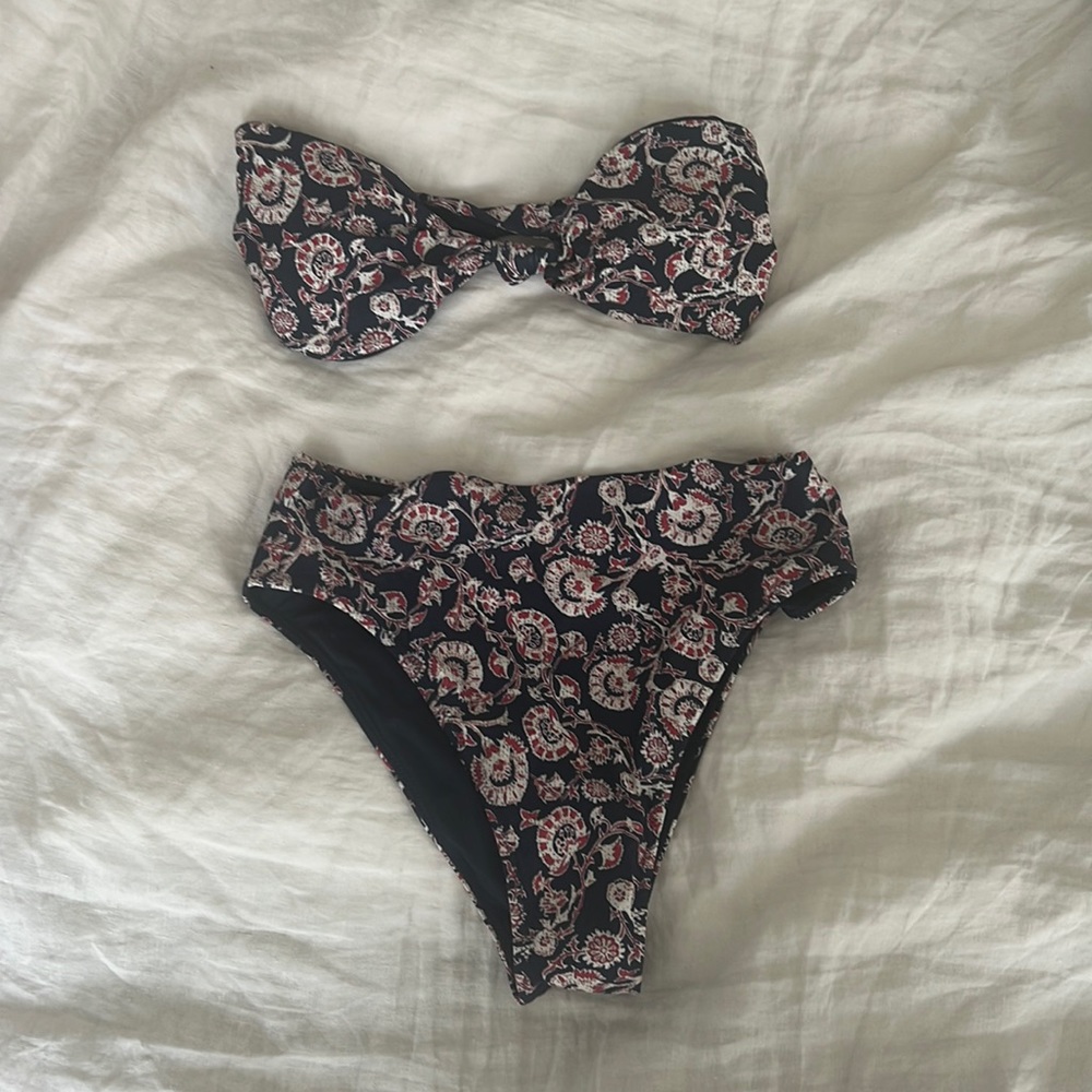NWOT the upside high waisted strapless bikini